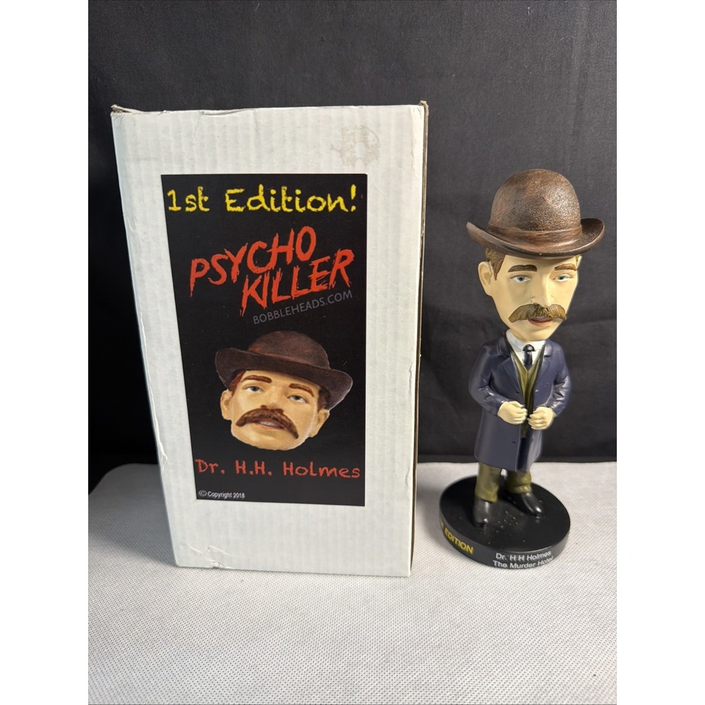 Ultra Rare Dr H.H. Holmes Psycho Killer BobbleHead - 1st Edition 2018  - 76/300